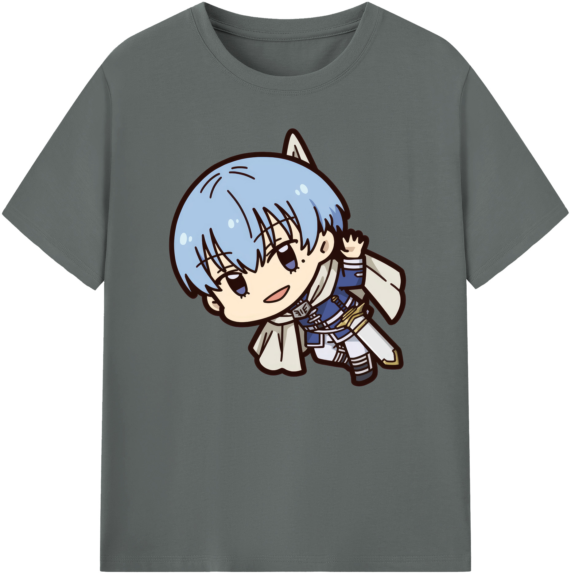（画像用） 葬送のフリーレン Frieren 綿100％ メンズ半袖Tシャツ｜肌触りやわらか＆通気性